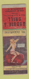 Matchbook Cover - Bobbie's Grill Louisville KY pinup POOR