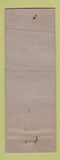 Matchbook Cover - Cliff's Sandwich Shop Freeport IL WORN