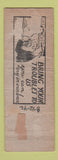 Matchbook Cover - Green Lantern Garden San Francisco CA pinup WORN