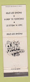Matchbook Cover - Great Pizza Pie Experience Chicago IL WEAR