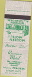 Matchbook Cover - Riverview Motel Dunnville ON