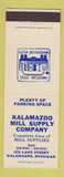 Matchbook Cover - Kalamazoo Mill Supply MI