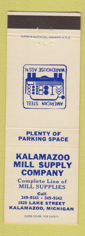Matchbook Cover - Kalamazoo Mill Supply MI