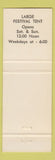 Matchbook Cover - Schlang's Bavarian Festival Gaylor MI 1966 BLUE