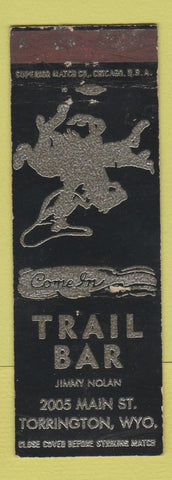 Matchbook Cover - Trail Bar Torrington WY