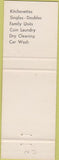 Matchbook Cover - Mayfair Motel Gravelbourg SK