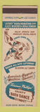 Matchbook Cover - Country Barn Dance Baldwin Park Culver City CA