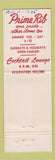 Matchbook Cover - Ozzie's Restaurant San Francisco CA WEAR