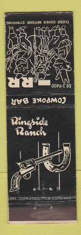 Matchbook Cover - Ringside Ranch Chicago IL