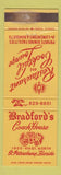 Matchbook Cover - Bradford's Coach House St Petersburg FL