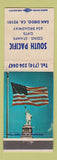 Matchbook Cover - South Pacific Coins Stamps Gifts San Diego CA WEAR