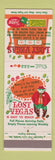 Matchbook Cover - Lost Vegas Las Vegas NV Joke Gag