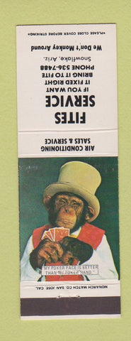 Matchbook Cover - Fites Service Air Conditioning Snowflake AZ
