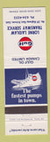 Matchbook Cover - Gulf oil gas Lorne Laidlaw Estevan SK
