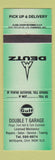 Matchbook Cover - Gulf oil gas Double T Garage Millbank ON