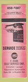 Matchbook Cover - Gulf oil gas F Dube La Pocatiere QC