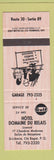 Matchbook Cover - Gulf oil gas Hotel Domaine Du Relais Bagot QC