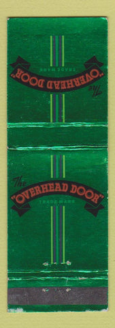 Matchbook Cover - Overhead Door Corp Hartford City IN