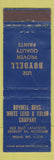 Matchbook Cover - Boydell Bros White Lead Color Paint Detroit MI WORN