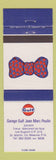 Matchbook Cover - Gulf oil gas Jean Marc Pulin Beauce QC