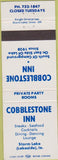 Matchbook Cover - Cobblestone Inn Storm Lake IA