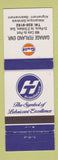 Matchbook Cover - Gulf oil gas Ferland St Pierre Ile D'Orleans QC