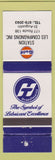 Matchbook Cover - Gulf oil gas Les Compagnons St Augustin QC