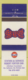 Matchbook Cover - Gulf oil gas Robert Fortier Portneuf QC