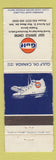 Matchbook Cover - Gul oil gas West Moose Jaw SK WORN