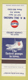 Matchbook Cover - Gulf oil gas WH Parsons Sechelt BC