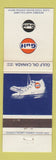 Matchbook Cover - Gulf oil gas Canada NO DEALER shoes