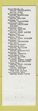 Matchbook Cover - Hotel Pick Ohio Youngstown OH