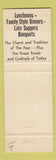 Matchbook Cover - Ye Olde Stage House Brecksville OH