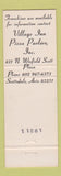 Matchbook Cover - Village Inn Pizza Parlors Phoenix AZ