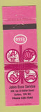 Matchbook Cover - Esso oil gas Jobin Quebec QC