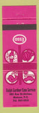 Matchbook Cover - Esso oil gas Ralph Gardner Matane QC