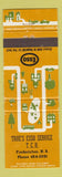 Matchbook Cover - Esso oil gas True's Fredericton NB