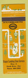 Matchbook Cover - Esso oil gas Happy Landing South River ON TAN