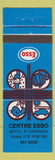 Matchbook Cover - Esso oil gas Centre Anjou QC