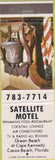 Matchbook Cover - Satellit eMotel Cocoa Beach FL