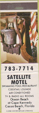 Matchbook Cover - Satellit eMotel Cocoa Beach FL