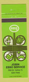 Matchbook Cover - Jobin Esso oil gas