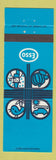Matchbook Cover - Esso oil gas BLUE NO DEALER