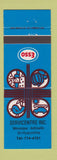 Matchbook Cover - Esso oil gas St Hyacinthe QC