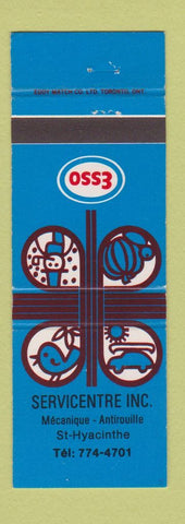 Matchbook Cover - Esso oil gas St Hyacinthe QC