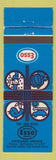 Matchbook Cover - Esso oil gas Cote Grande Vallee Gaspe QC