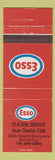 Matchbook Cover - Esso oil gas Sainte Foy QC WEAR