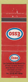 Matchbook Cover - Esso oil gas Beauport QC WEAR