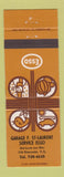 Matchbook Cover - Esso oil gas Garage F St Laurent Rimouski QC