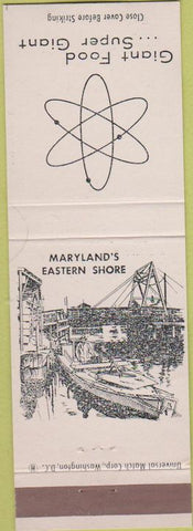 Matchbook Cover - Giant Food Stores Maryland's Eastern Shore